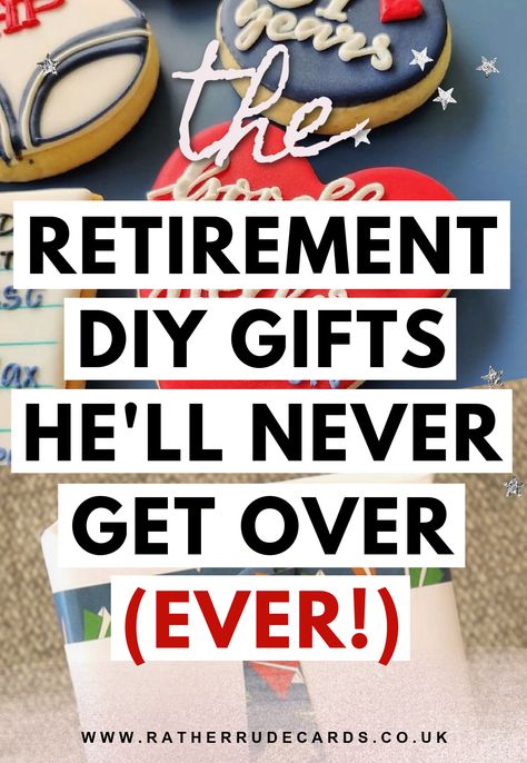 DIY creative cheap retirement gifts for men Diy, Ideas, Retirement Gifts For Women, Retirement Gifts Diy, Gifts For Boss, Retirement Gifts For Men, Retirement Gag Gifts, Gifts For Coworkers, Retirement Gifts For Dad