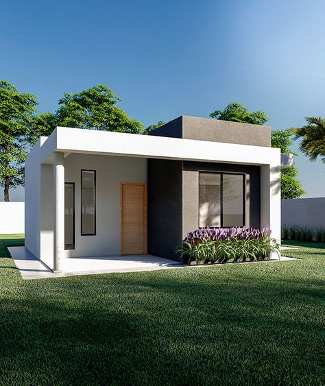 Simple Modern House Exterior, House Roof Design Exterior, Small Modern Home Plans, House Exterior Simple, Small Building Design, Modern Simple House, Small House Exterior Design, Small Farmhouse Design, Simple House Exterior