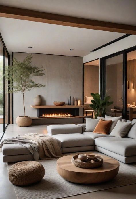 37 Cozy Contemporary Living Room Ideas: Modern Elegance 11 Modern But Comfy Living Room, Scandinavian Lounge Room, Earth Tone Modern Living Room, Modern Den Ideas, Modern And Cozy Living Room, Small Lounge Ideas Living Rooms, Soft Modern Living Room, Modern Cozy Interior Design, Modern Clean Living Room