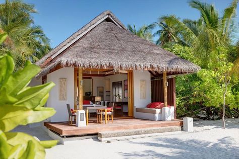 #beachlife Tropical Beach Houses, Hut House, Tropical House Design, Bamboo House Design, Bali House, Beach Cabin, Rest House, Dream Beach Houses, Bamboo House