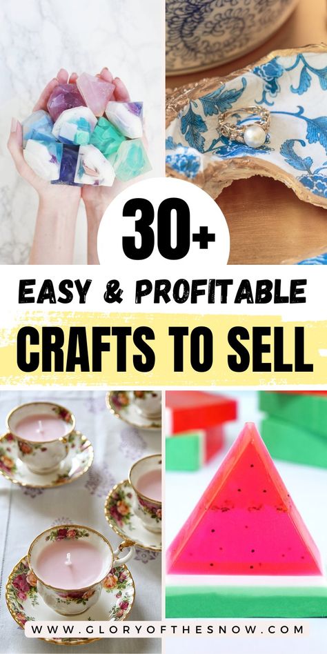 Crafts to sell - easy things to make and sell for money - the most profitable DIY crafts! This post is about Best Money Making Crafts, Crafts That Make The Most Money, The Most Profitable Crafts To Sell, Things To Make And Sell From Home, Crafts You Can Make and Sell as a Stay at Home Mom, work from home, side hustle ideas, what to sell on Etsy, handmade crafts to sell, things to sell on etsy, trending crafts to make and sell, crafts to sell at home, crafts to sell online, crafts to make to sell Easy Craft Show Crafts, Best Diy Projects To Sell, Diy Ideas To Sell Extra Cash, Stay At Home Mom Crafts To Sell, Craft For Selling Ideas, Spiritual Things To Make And Sell, Crafts I Can Sell, Making Crafts To Sell, Things To Make To Sell To Make Money