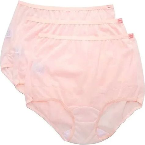 Shadowline | Intimates & Sleepwear | Shadowline Dixie Belle Scallop Trim Full Panty 3pack Pink 79 | Poshmark Pritty Girls, Helen Reddy, Frilly Knickers, Traditional Women, Shaper Panty, Workout Shorts Women, Cute Bras, Scallop Trim, Corsets And Bustiers