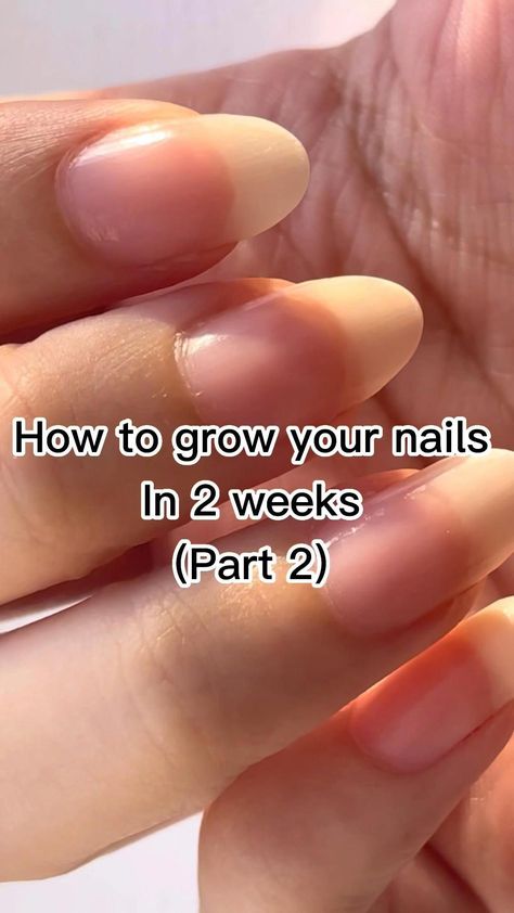 Grow Long Nails, Nail Growth Tips, Grow Nails Faster, Nail Care Routine, Nail Care Tips, Nail Growth, How To Grow Nails, Strong Nails, Nail Health