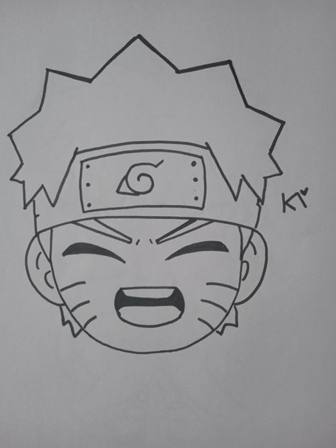 Naruto Drawings Easy, Anime Drawings For Beginners, Naruto Sketch Drawing, Simple Anime, Easy Love Drawings, Naruto Sketch, Naruto Drawings, Desen Anime, Pencil Drawings Easy