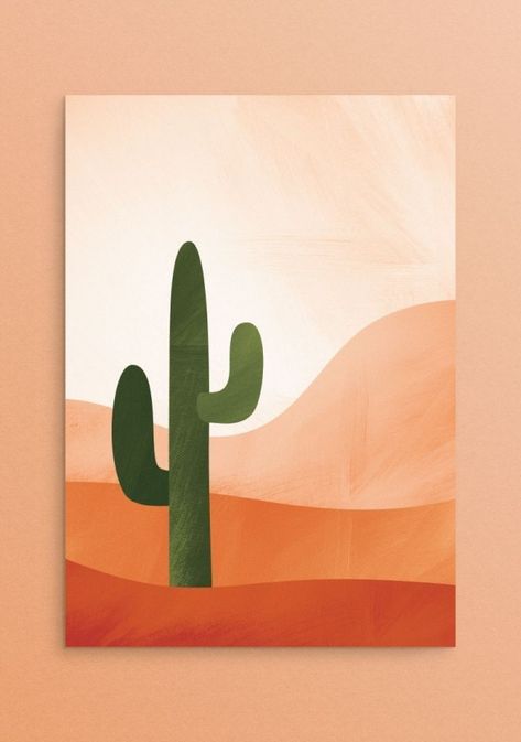 95 Easy Canvas Painting Ideas For Beginners - Fashion Hombre Painting Ideas On Small Canvas Easy Simple, Complementary Colors Art Ideas Easy, Desert Painting Easy, Split Complementary Painting, Green And Orange Painting, Watercolour Art Ideas Easy, Easy Digital Art Ideas, Paint Night Ideas Easy, Fun Easy Paintings