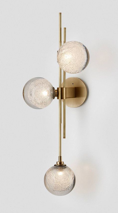 Trilogy-Wall-Sconce-Fizi-Brass Black Sconces, Bathroom Lamp, Wall Lamps Bedroom, Curved Walls, Hus Inspiration, Modern Wall Sconces, Light Architecture, Wall Light Fixtures, Bedroom Lighting