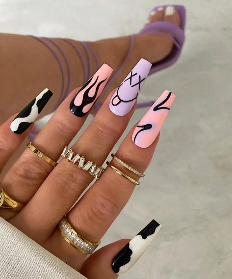 Must-Have Summer Nail Colors and Trends for the Season! - WomenSew Pink Nail, Long Nail Designs, Crazy Nails, Acrylic Nails Coffin Pink, Nagel Inspo, Coffin Nails Long, Acrylic Nails Coffin Short, Hot Nails, Coffin Nails Designs