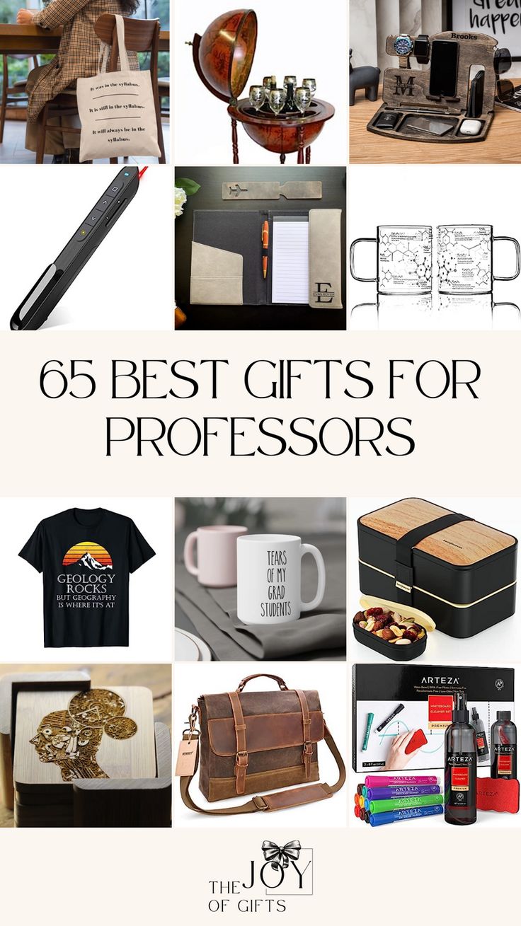 the best gifts for professionals are on display in this collage, including t - shirts and other items