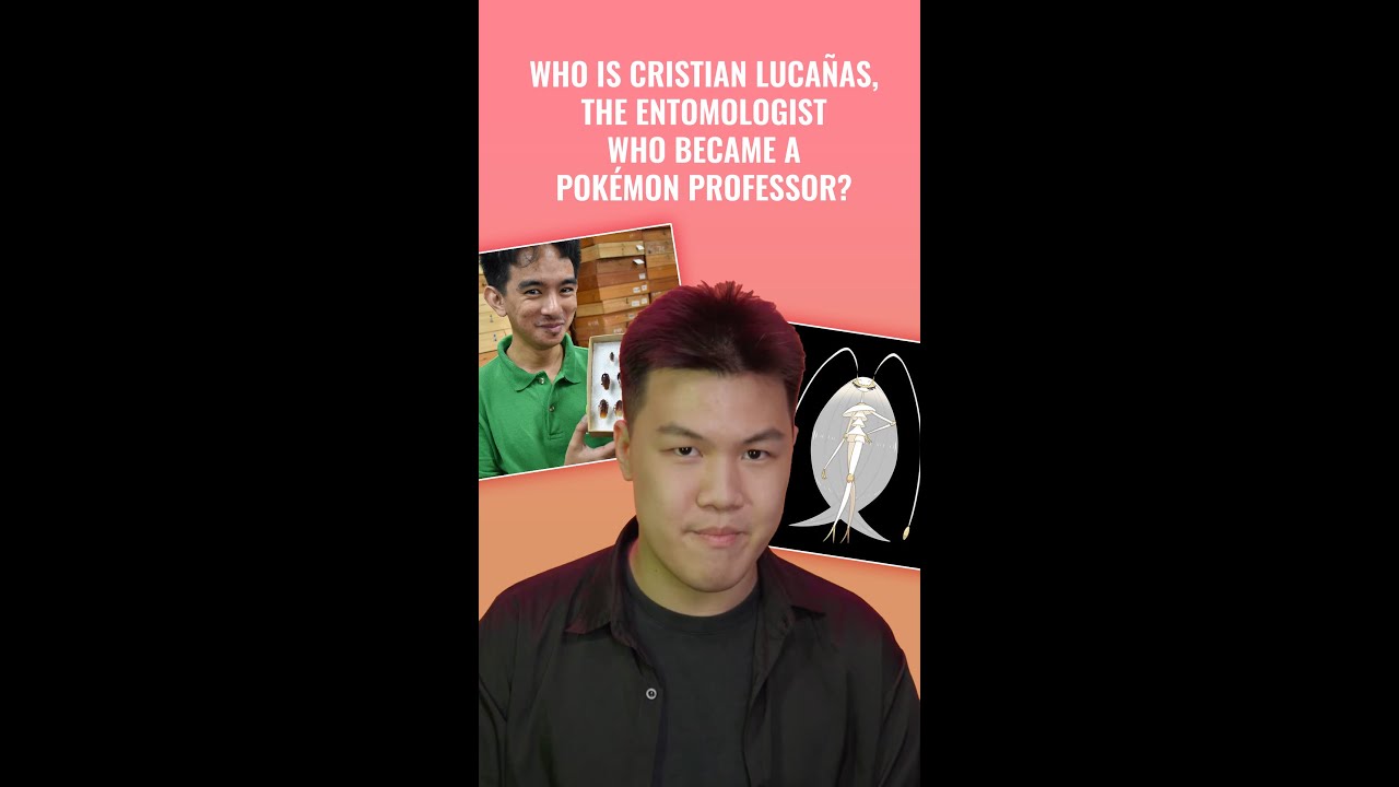 WATCH: Who is Cristian Lucañas, the entomologist who became a Pokémon professor?