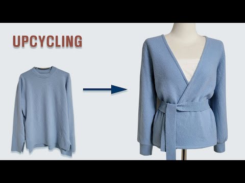 DIY Upcycling a knit|니트 리폼|스웨터|sweater|조끼|vest|Reform Old Your Clothes|안입는옷  리폼|Refashion|옷수선|옷만들기 - YouTube