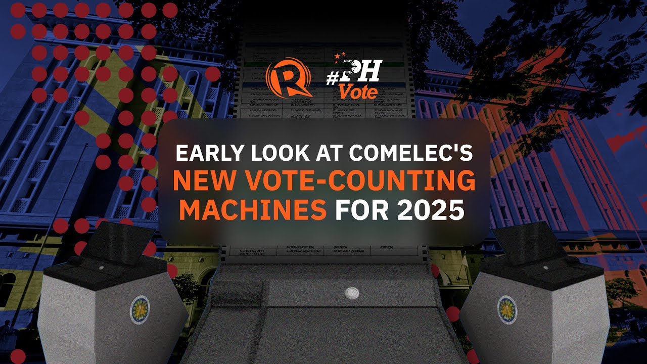 WATCH: Early look at Comelec’s new vote counting machines for 2025