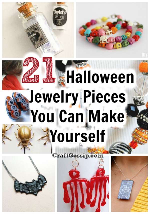 21 Halloween Jewelry Pieces You Can Make Yourself