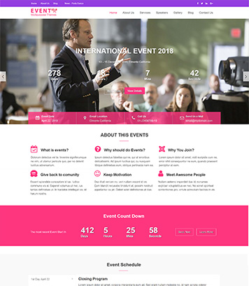 Event Star- Multipurpose Event & Conference WordPress Theme