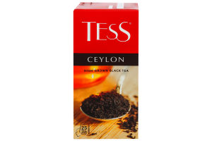 Чай чорний байховий дрібний Ceylon Tess к/у 25х2г