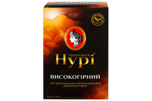 Чай чорний цейлонський байховий дрібний Високогірний Принцеса Нурі к/у 180г