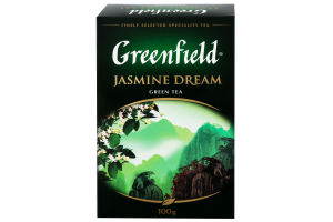 Чай зелений листовий Jasmin Dream Greenfield к/у 100г