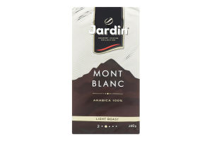 Кава натуральна світлообсмажена arabica 100% Mont Blanc Jardin м/у 250г