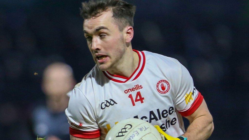 Darragh Canavan scored Tyrone's goal midway through the second half against Mayo to help turn the game in their favour