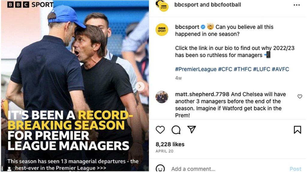 Thomas Tuchel and Antonio Conte clashing over a handshake.