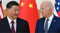 中国国家主席习近平与美国总统拜登