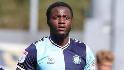 Beryly Lubala of Wycombe Wanderers in action