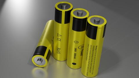 Lithium ion batteries.