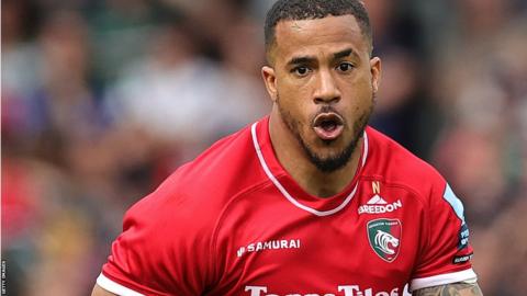 Antony Watson in action for Leicester Tigers