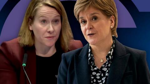 Liz Lloyd and Nicola Sturgeon