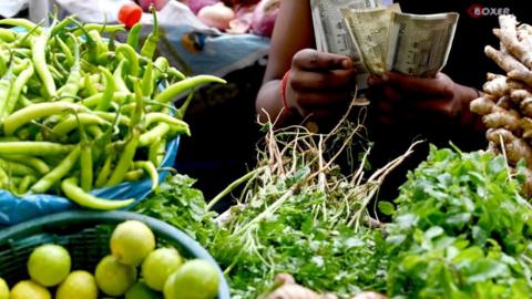 Food on sale in India