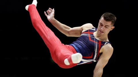 Gymnast Max Whitlock in action.