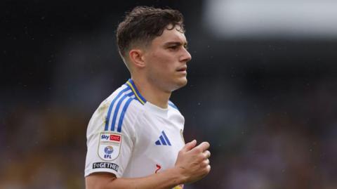 Daniel James in action for Leeds earlier this season