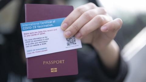 Covid passes are required for international travel