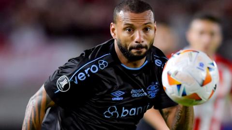 Joao Pedro in action for Brazilian side Gremio