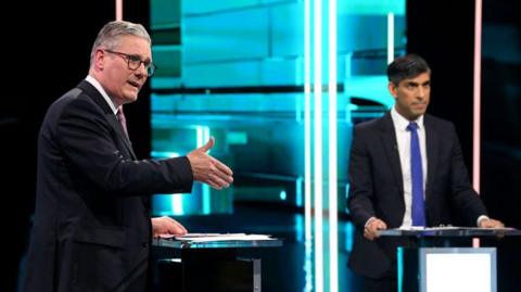 Starmer and Sunak at debate