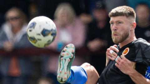 Matthew Aitken in action against St Johnstone on Saturday