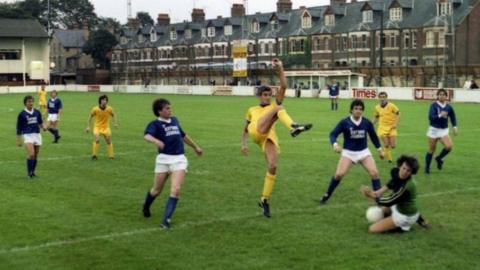 Oxford City playing in 1981