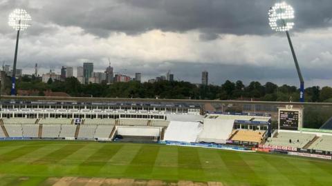 The lights on at Edgbaston