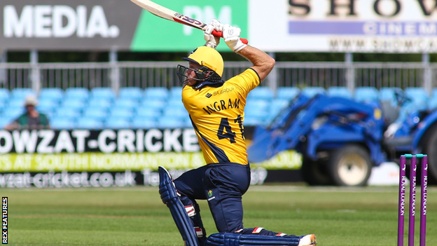 Colin Ingram's 155 broke Huw Morris's record for the highest individual score in List A cricket at Sophia Gardens