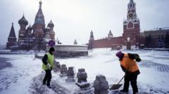 Кремль в снегу