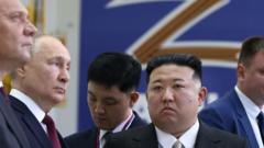 Владимир Путин и Ким Чен Ын
