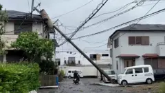 颱風「珊珊」橫掃日本九州 近百人傷