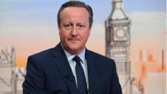 David Cameron mu kiganiro na BBC kuri iki cyumweru