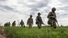 Українські солдати на навчаннях