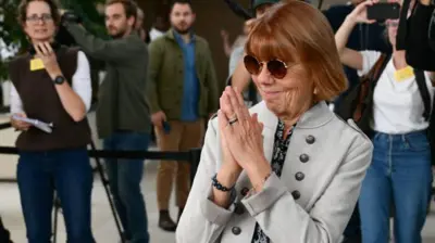 Gisèle Pelicot a la salida del tribunal