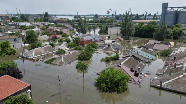 Flooding in Kherson