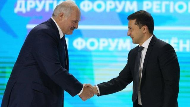 Лукашенко і Зеленський