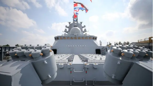 Палуба фрегата "Адмирал Горшков"