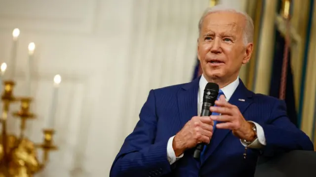 Image shows Joe Biden