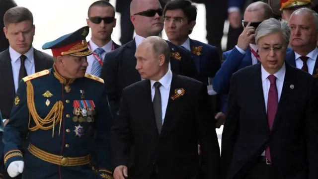 Шойгу, Путин и Токаев