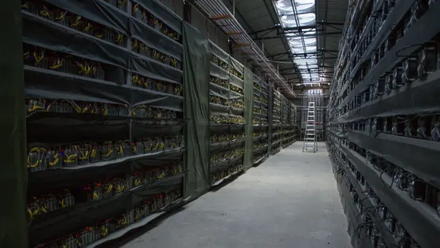 A Chinese bitcoin mine